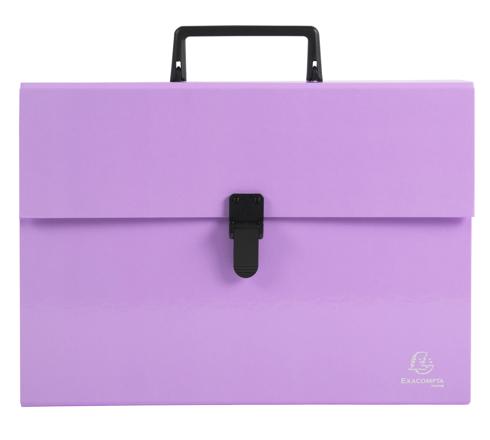 Exacompta Mauve Plastic Coated Folder