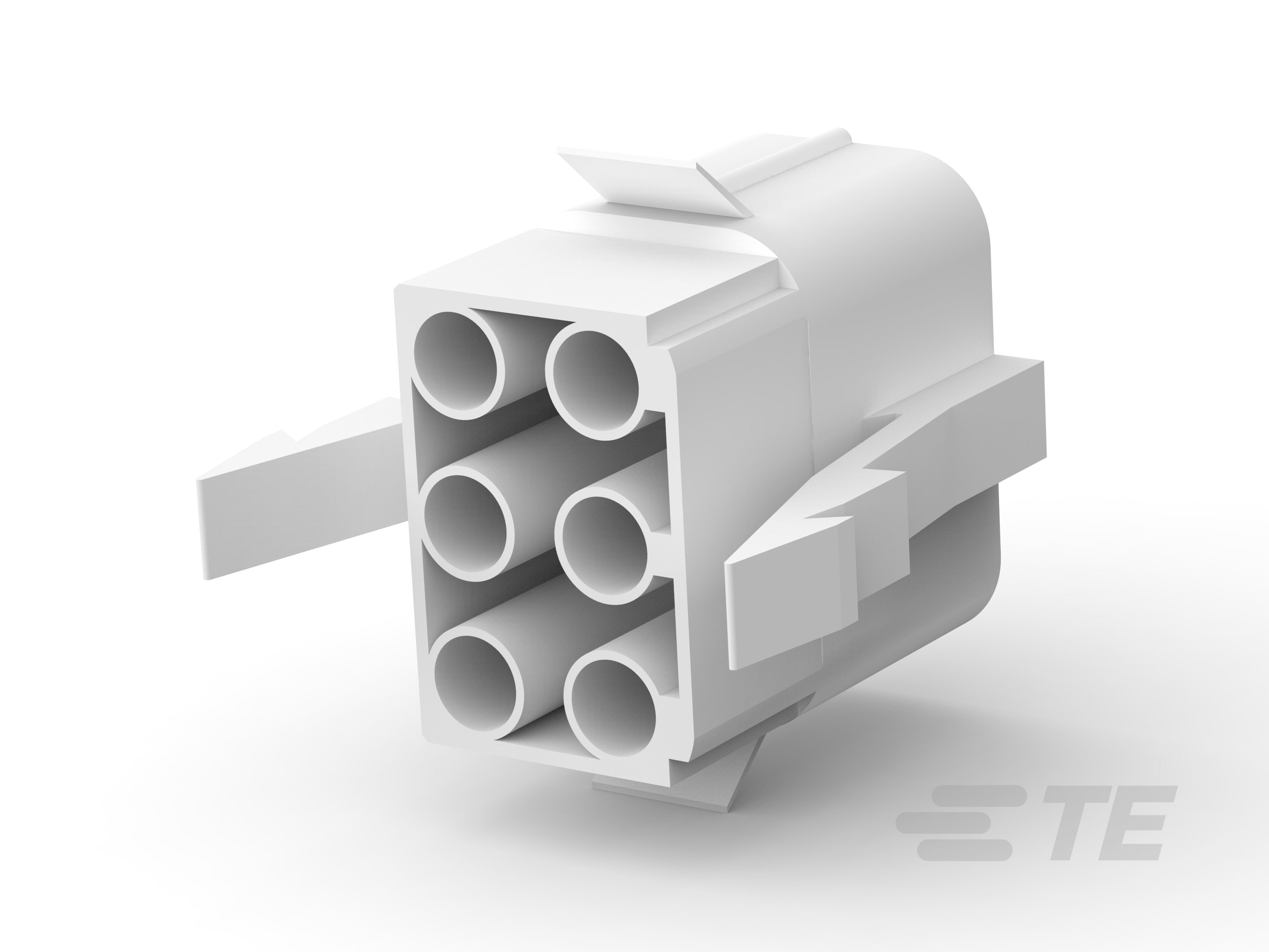 TE Connectivity 1-163 Housing, 6 Contacts, Straight MATE-N-LOK Range