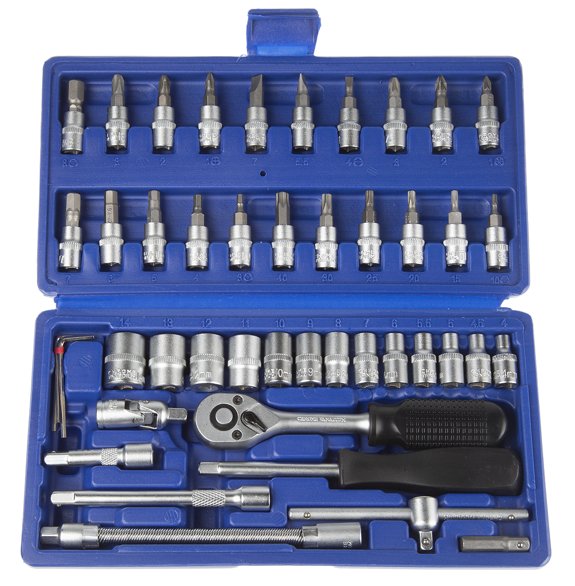 MTI 46-Piece 1/4 in Standard Socket Set
