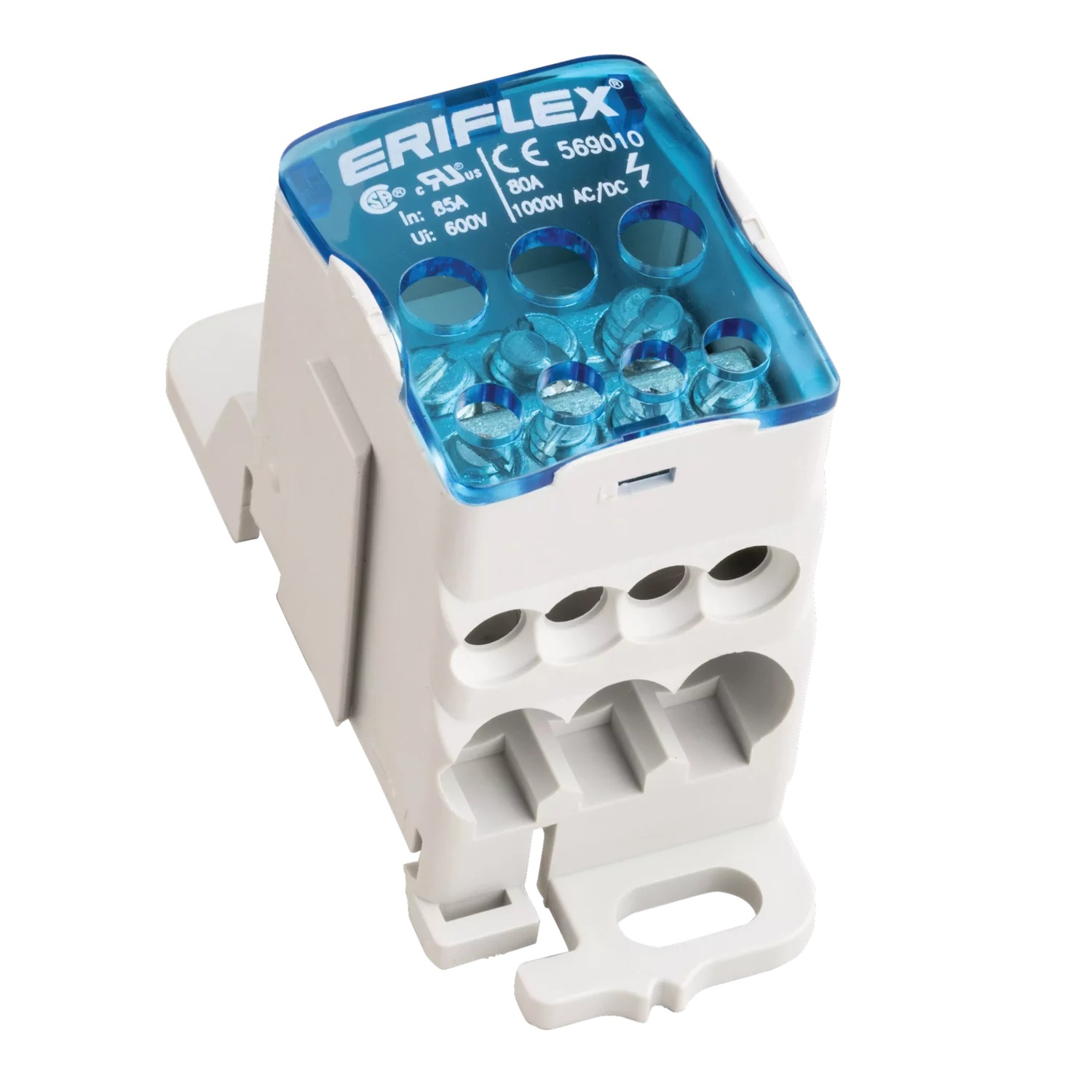 nVent ERICO Distribution Block, 1 Way, 1kV, 630A, White
