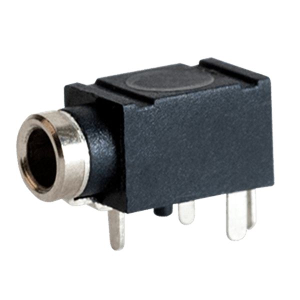 Same Sky Jack Connector 2.5 mm Through Hole Jack Connector Socket