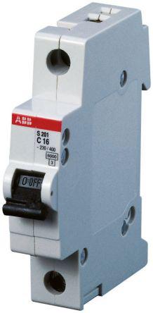2cds251001r0061 System M Pro S200 MCB Mini Circuit Breaker 1P, 6 A, 6 kA, Curve D