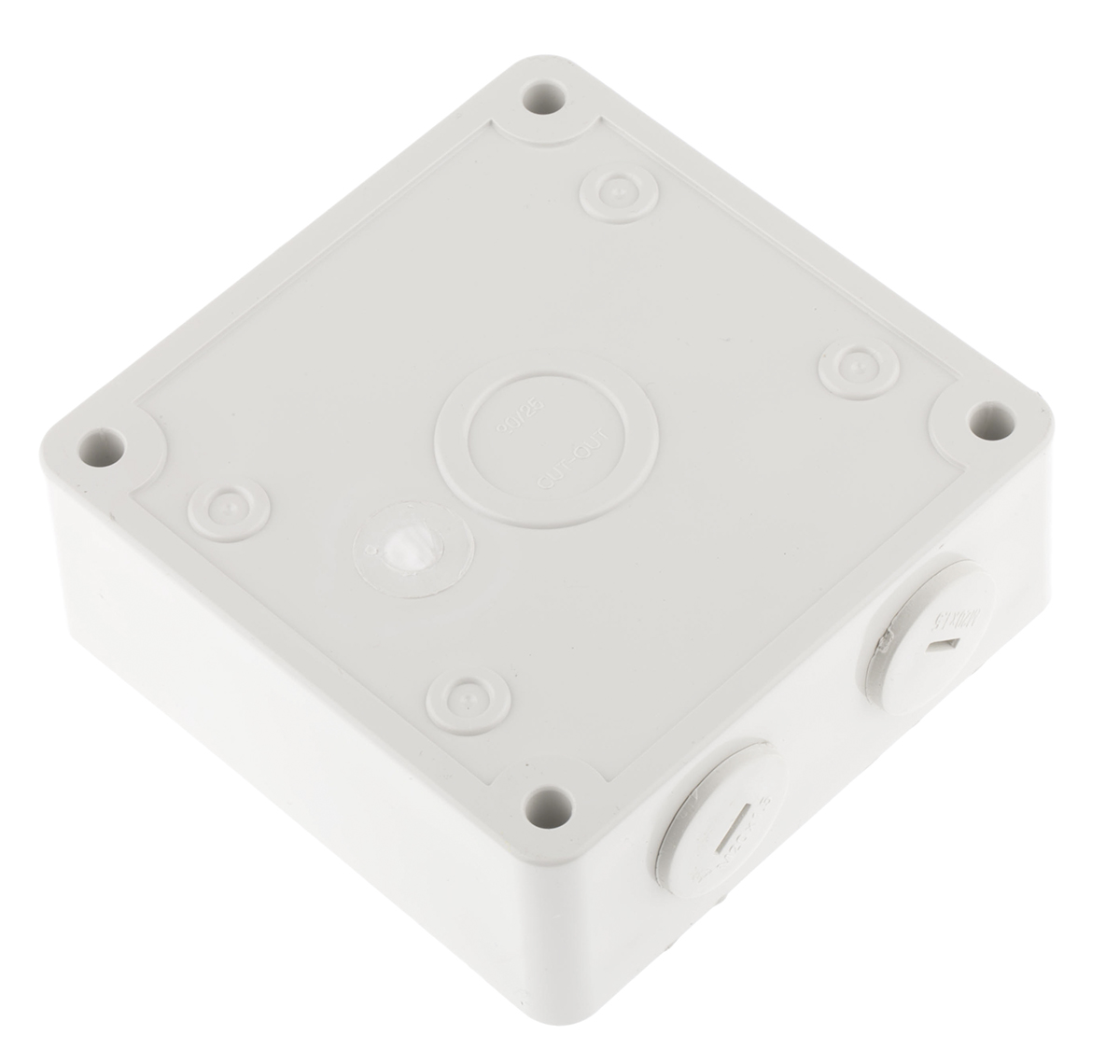 56es1gy Schneider Electric 56 Grey Polycarbonate Back Box, Surface Mount, 1 Gangs 101mm 38 mm