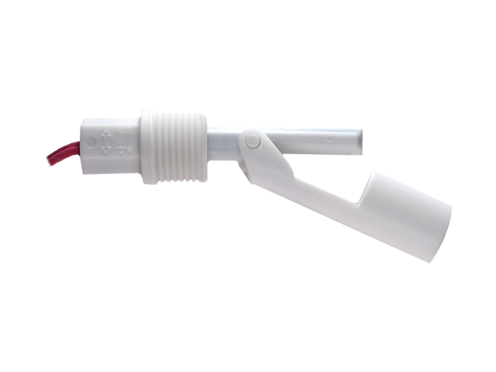 Gems Sensors LS-7 Series Horizonal Side Mount Level Switch Level Sensor, SPST Output, Versaplast Body