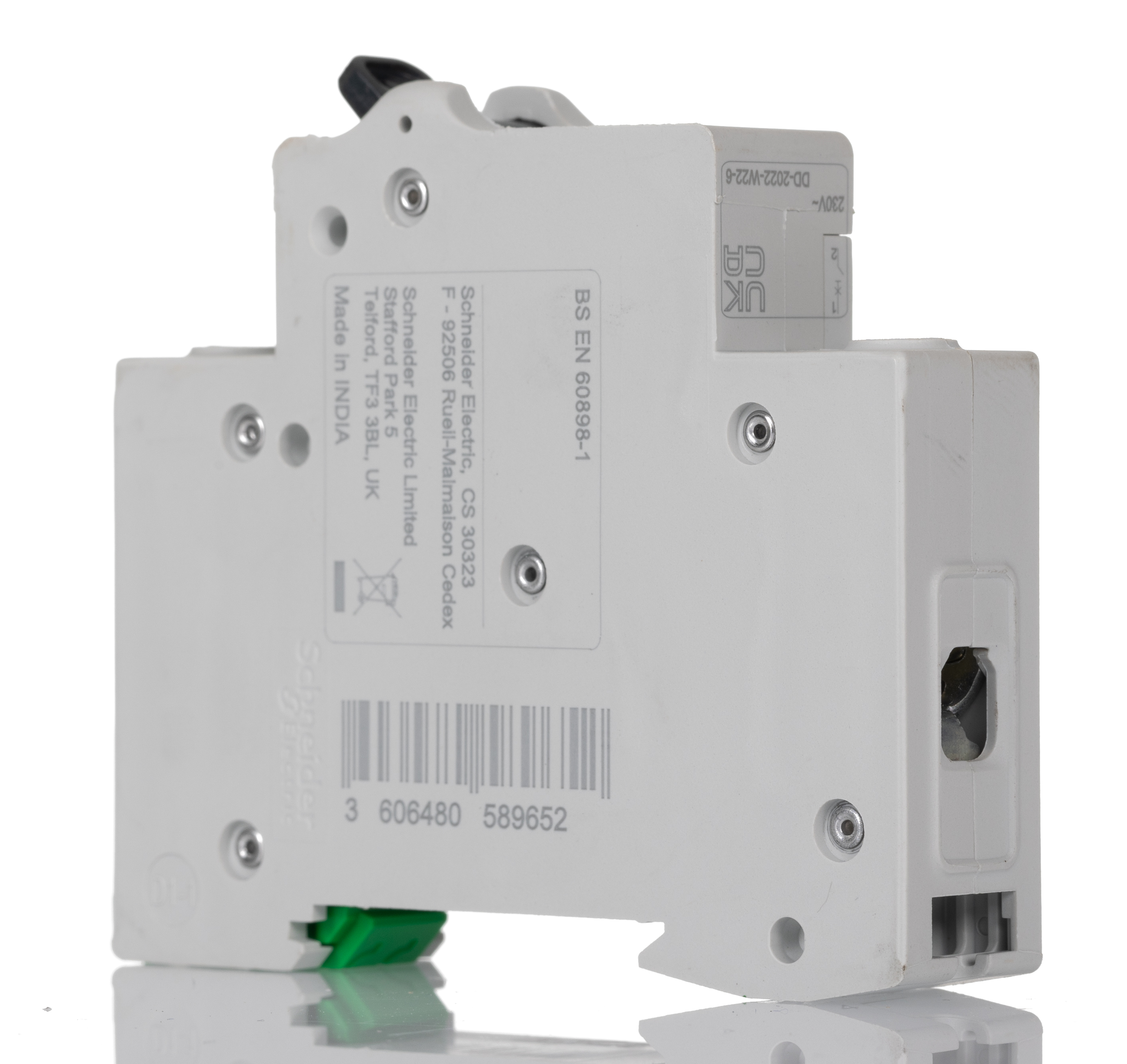 ez9f66116 Schneider Electric Easy 9 EZ9 MCB, 1P, 16A Curve C, 230V AC, 6 kA Breaking Capacity