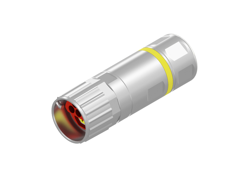 CONEC Connector, 9 Contacts, Cable, B17 Connector, Socket, Female, IP65, IP67, 57-20 Series