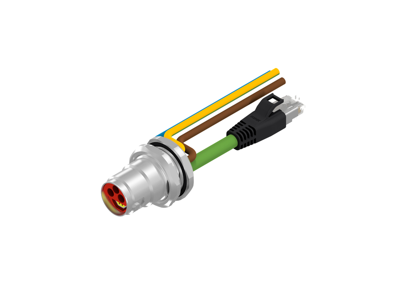 CONEC Connector, 7 Contacts, Panel Mount, B17 Connector, Socket, Male/Female, IP65, IP67, 57-22 Series