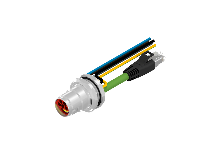 CONEC Connector, 9 Contacts, Panel Mount, B17 Connector, Socket, Male/Female, IP65, IP67, 57-22 Series