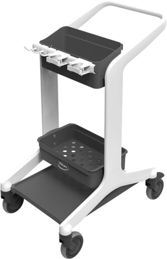 Vikan 2 Stainless Steel 360° Wheel Trolley, 720 mm, 20 kg Load, 720 mm