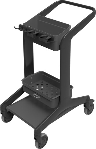 Vikan 2 Stainless Steel 360° Wheel Trolley, 720 mm, 20 kg Load, 720 mm