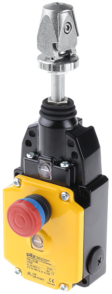 Pilz PSENrope Rope Pull Switch 88 mm, Straight