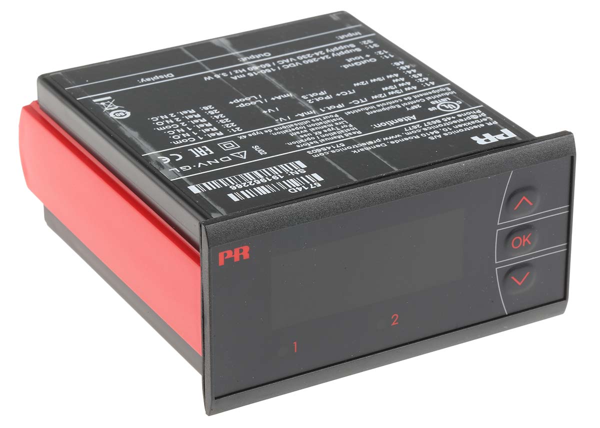 5714d PR Electronics 5700 LED Multi-Function Panel Meters for Potentiometer Signal, Voltage, Current, Temperature, Resistance,
