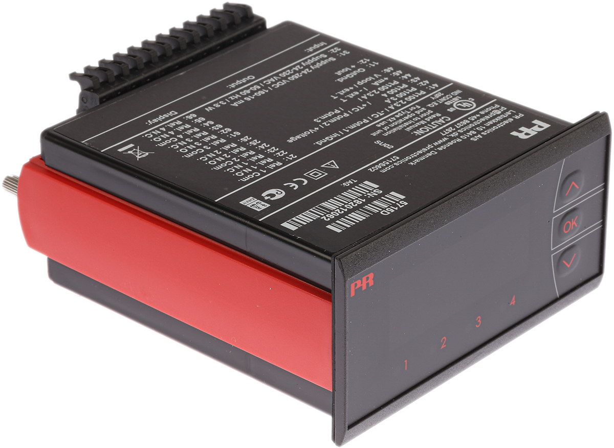 5715d PR Electronics 5700 LED Multi-Function Panel Meters for Current, Resistance, Voltage, Potentiometer Signal, Temperature,