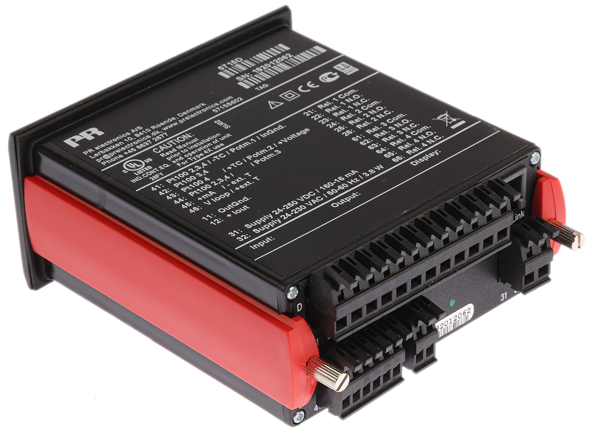 5715d PR Electronics 5700 LED Multi-Function Panel Meters for Current, Resistance, Voltage, Potentiometer Signal, Temperature,