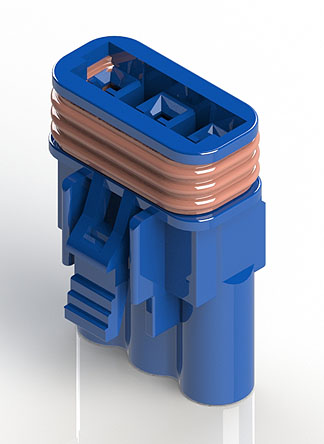 EDAC, 572 Wire to Wire Connector Cable, 3 Crimp, 300V 10A