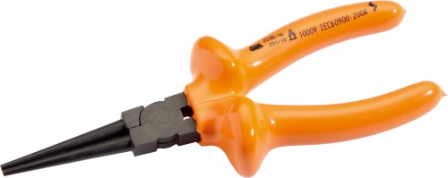 SAM Long Nose Pliers, 160 mm Overall, Straight Tip, 50mm Jaw