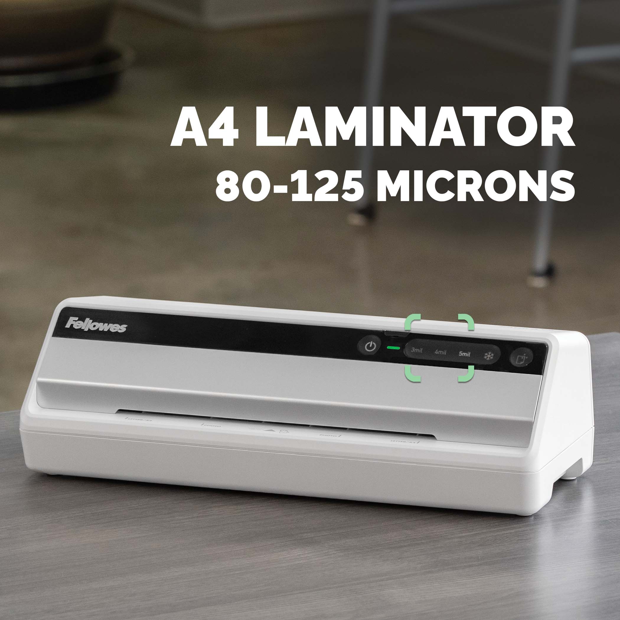 5724901 Fellowes Saturn 3i Cold A4 Laminator Silver, Black
