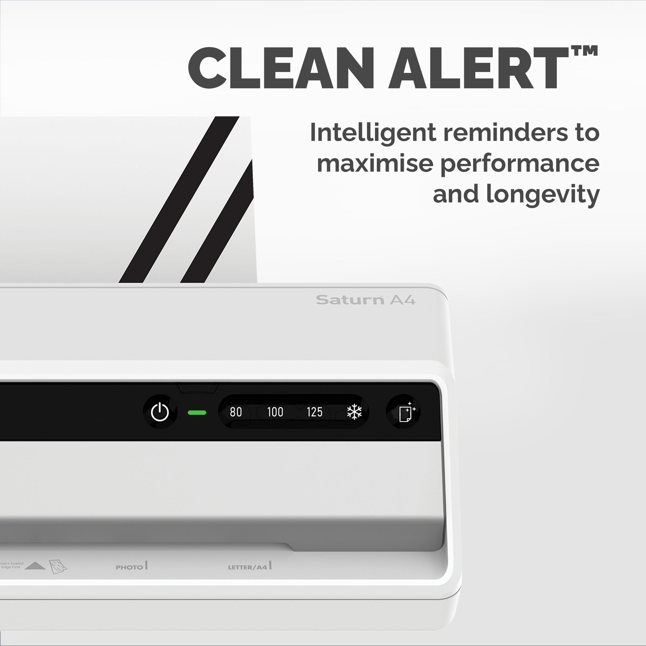 5724901 Fellowes Saturn 3i Cold A4 Laminator Silver, Black
