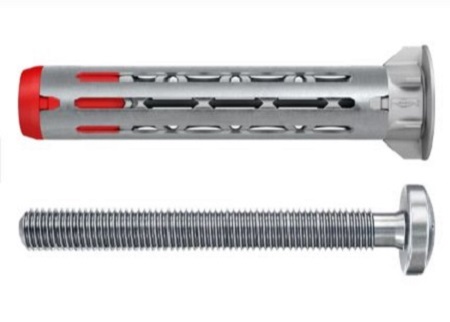 Fischer Fixings Silver Nylon, Metal Cavity Wall Fixings, 8 mm fixing hole diameter