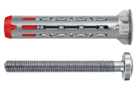 Fischer Fixings Silver Metal, Nylon Cavity Wall Fixings, 10 mm fixing hole diameter