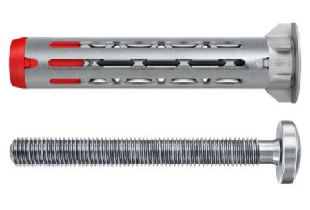 Fischer Fixings Silver Nylon, Metal Cavity Wall Fixings, 12 mm fixing hole diameter
