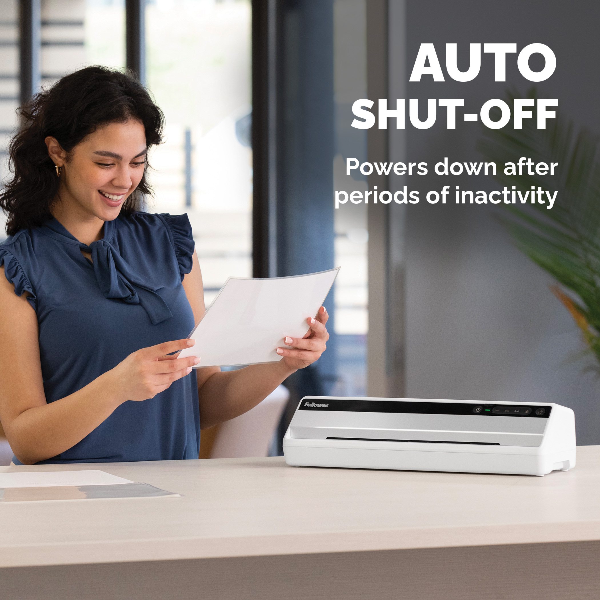 5736101 Fellowes Saturn 3i Hot A3 Laminator Silver, Black