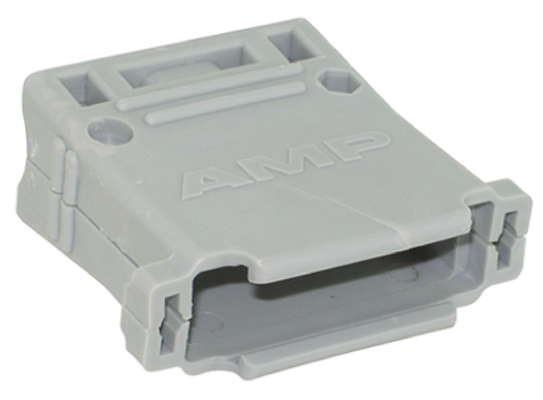 TE Connectivity AMPLIMITE HD-20 Series Thermoplastic Right Angle, Straight D-Sub Backshell, 25 Way
