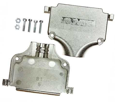 TE Connectivity Metal Straight D-Sub Backshell, 50 Way