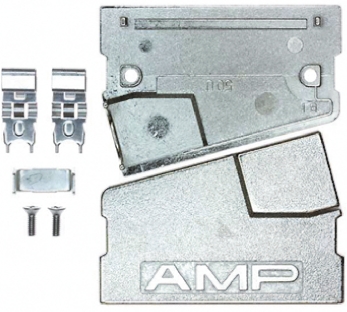 TE Connectivity III Series Zinc Angled D-Sub Backshell, 50 Way