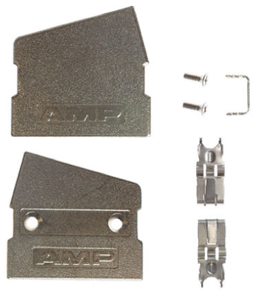 TE Connectivity AMPRIMITR .50III Series Zinc Angled D-Sub Backshell, 26 Way