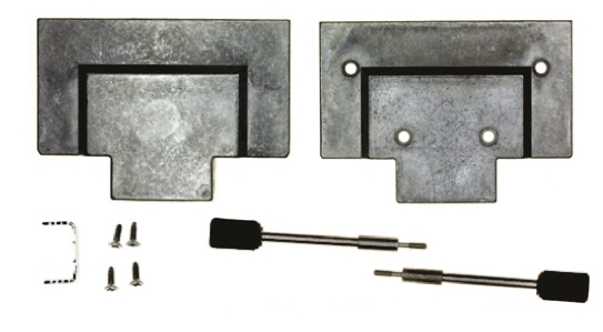 TE Connectivity III Series Zinc Straight D-Sub Backshell, 68 Way