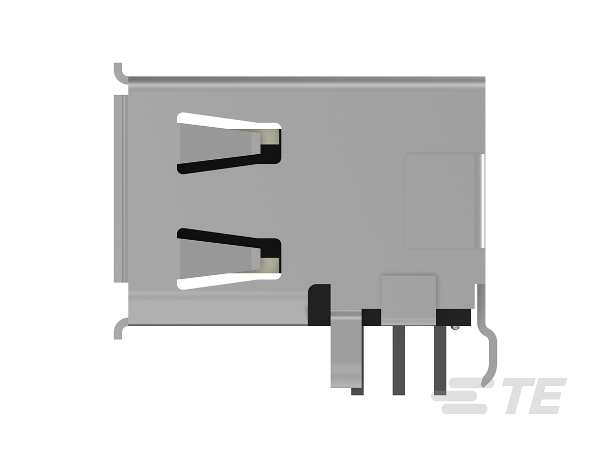 5787956-1 TE Connectivity, IEEE 1394 6 Way Right Angle Through Hole Firewire Connector Female