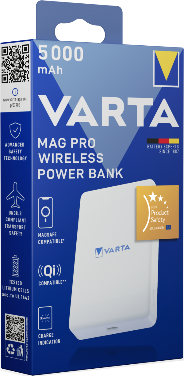 57903101111 Varta Mag Pro 5000 mAh 5V Power Bank