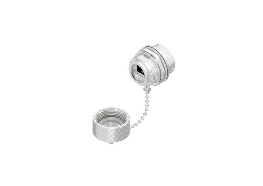 CONEC 17 Series Single-Port RJ45 Receptacle Cover Assembly Kit, Cat5e, Unshielded