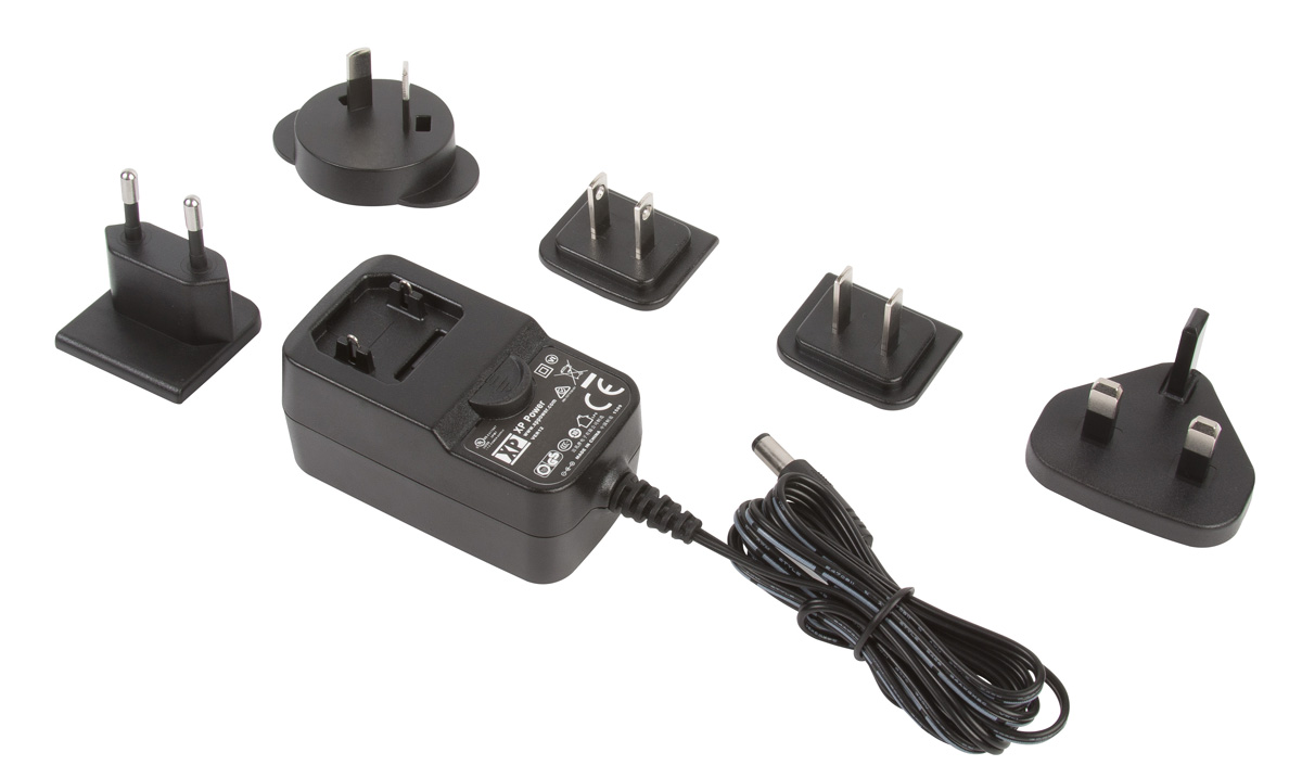 XP Power 18W Plug-In AC/DC Adapter 12V dc Output, 1.5A Output