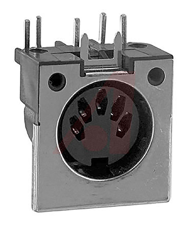Switchcraft, 57PC 5 Pole Right Angle Standard DIN Connector, 3A, 34V dc, PCB Female