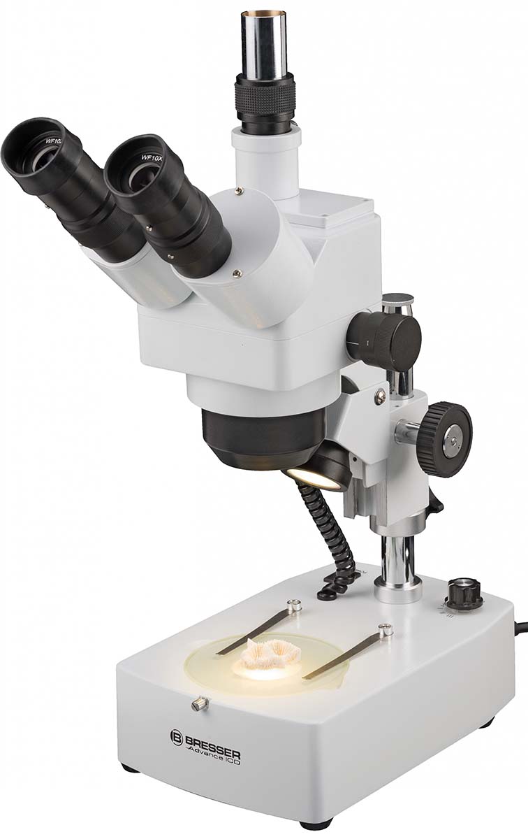 Bresser 58-04000 Trinocular Microscope, 10 to 160 X Magnification