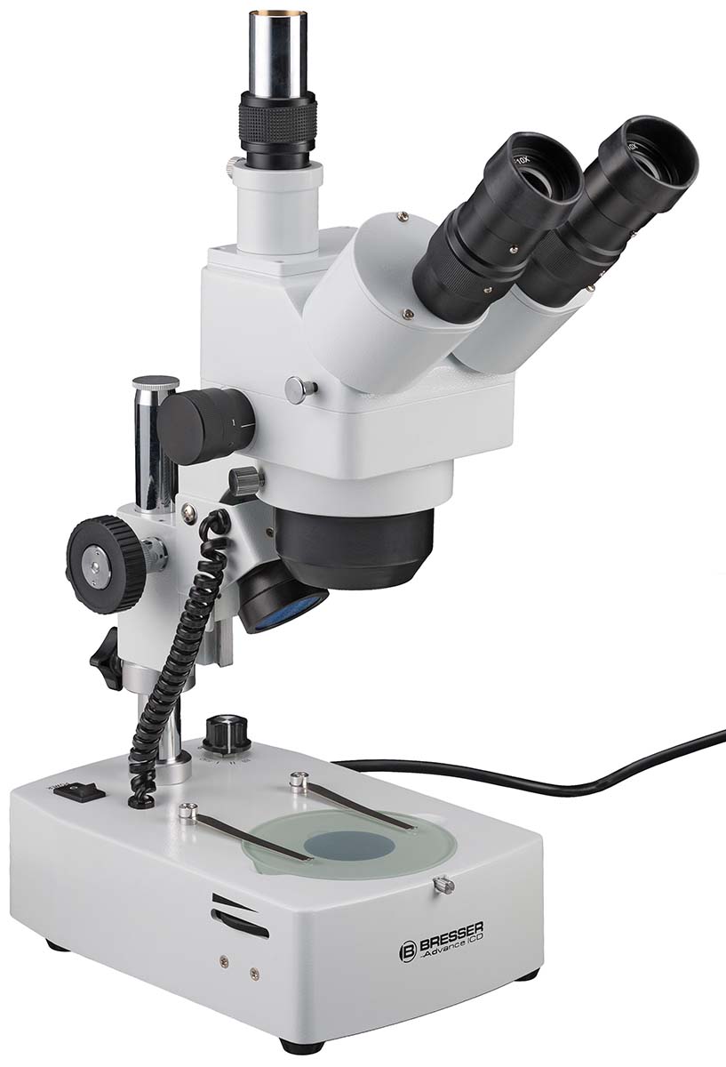 58-04000 Bresser  Trinocular Microscope, 10 to 160 X Magnification