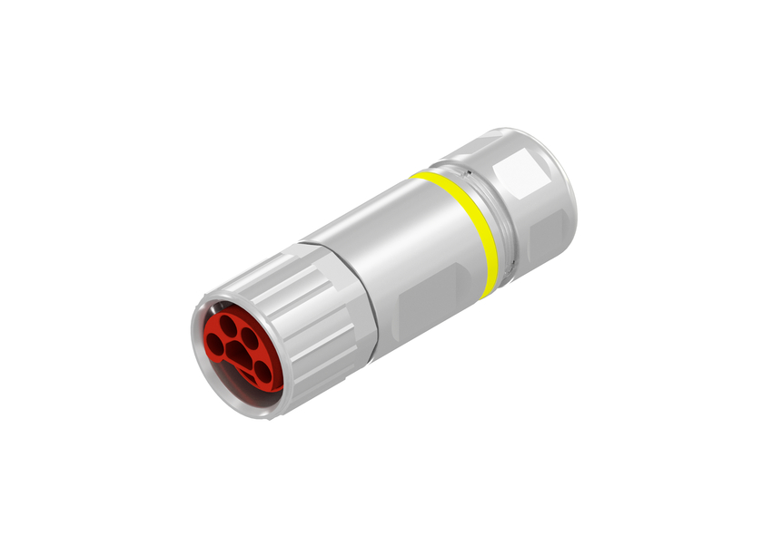CONEC Connector, 9 Contacts, Cable, B23 Connector, Socket, Female, IP65, IP67, 58-20 Series