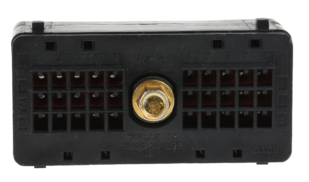 Cinch, Modice Automotive Connector Female Black Cable 30 Way Crimp Termination 5810130028