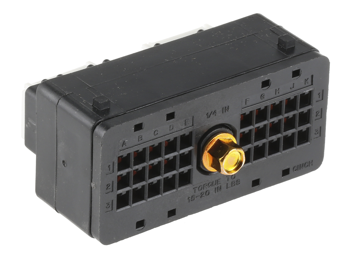 Cinch, Modice Automotive Connector Female Black Cable 30 Way Crimp Termination 5810130029