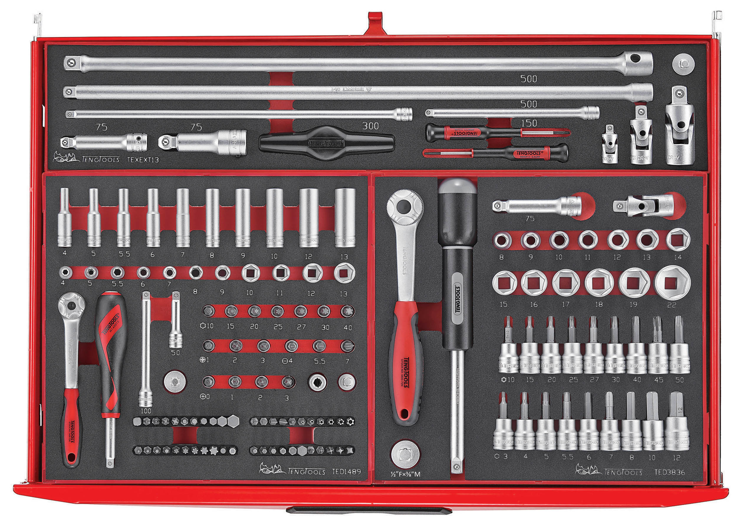 tcemm249n Teng Tools 10 drawers  Metal Tool Box