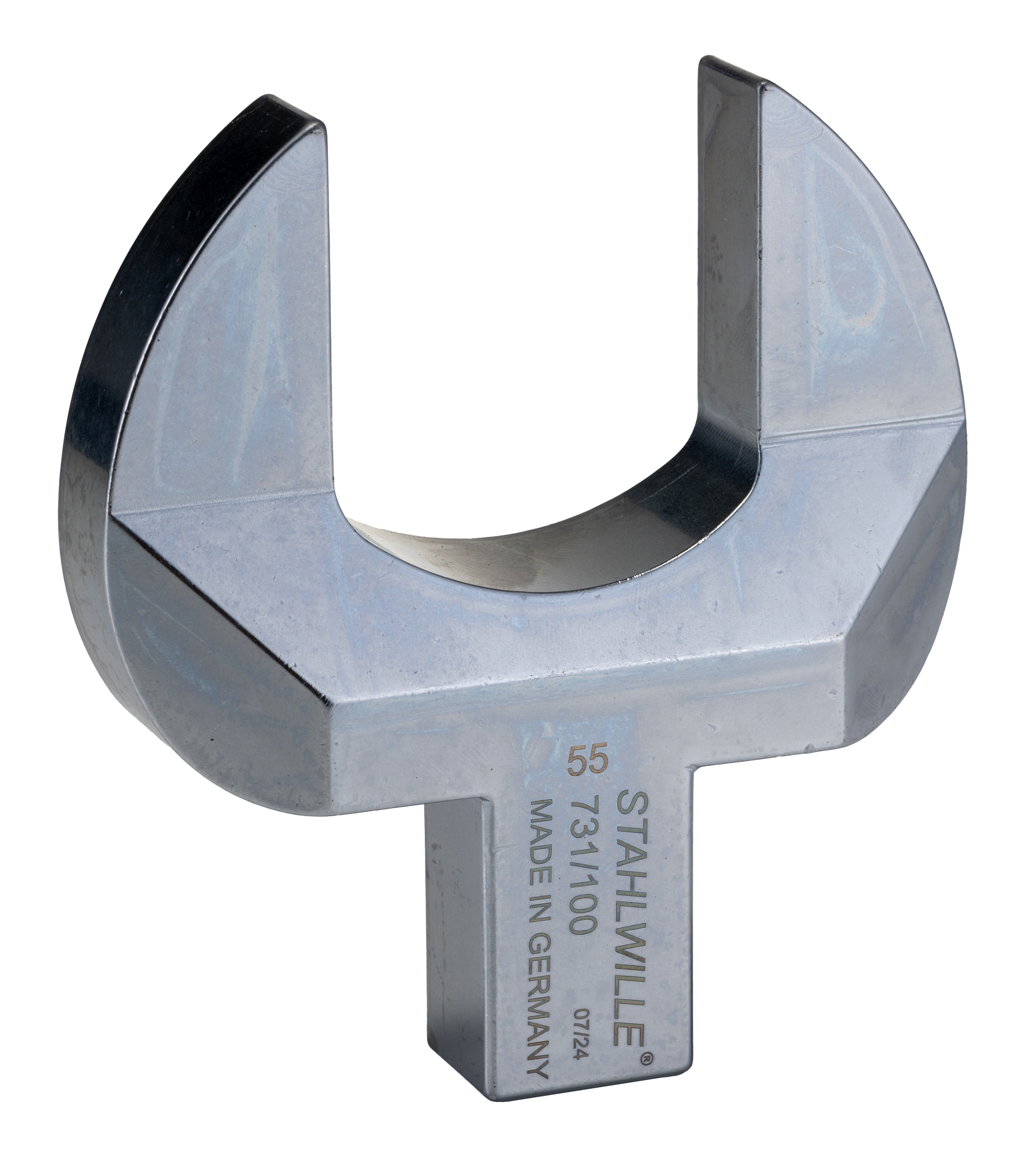 STAHLWILLE Open Ended Insert Insertion Wrench, 22 x 28 mm Insert, 114 mm, Chrome Finish