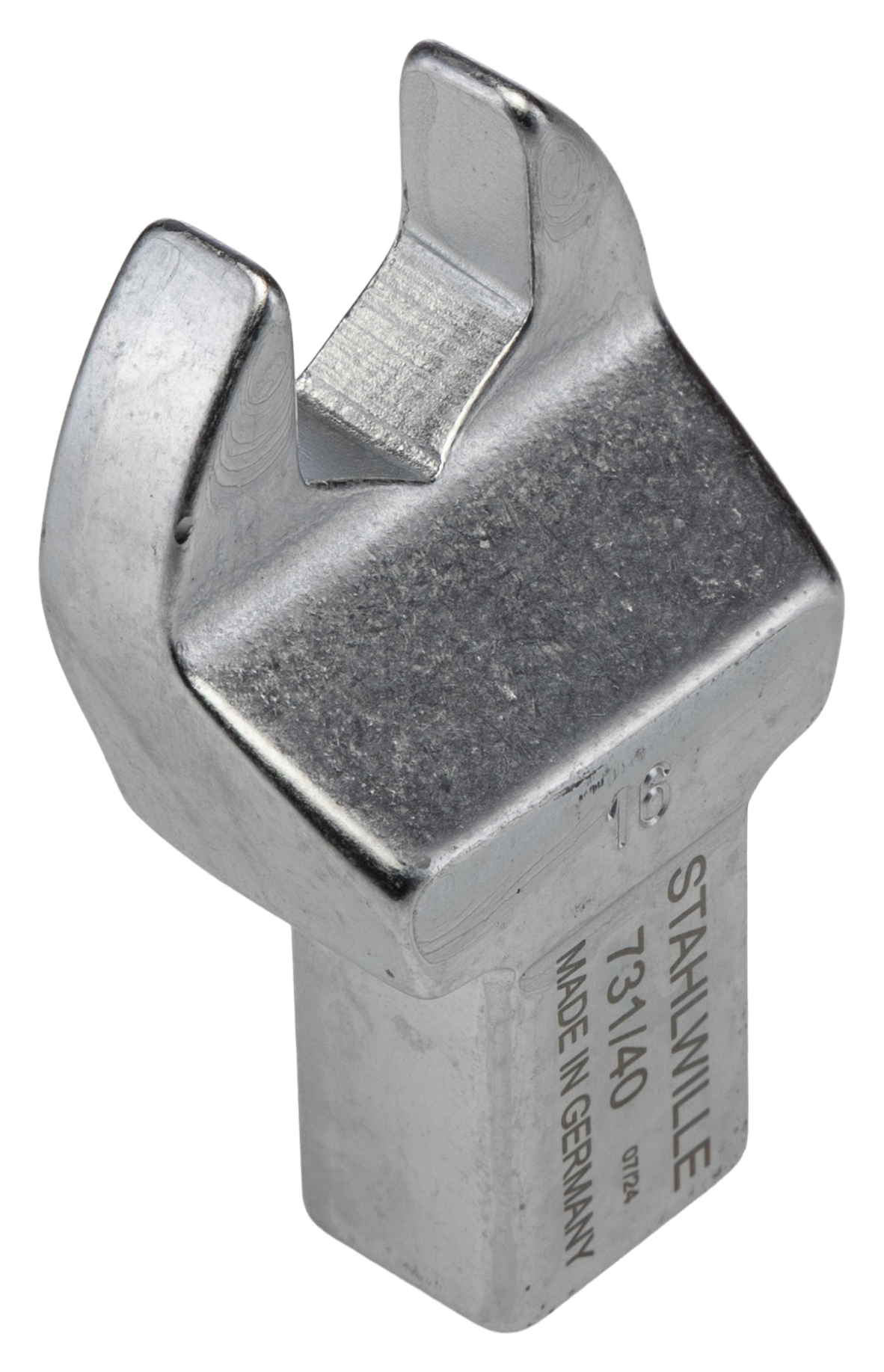 STAHLWILLE Open Ended Insert Insertion Wrench, 14 x 18 mm Insert, 16 mm, Chrome Finish