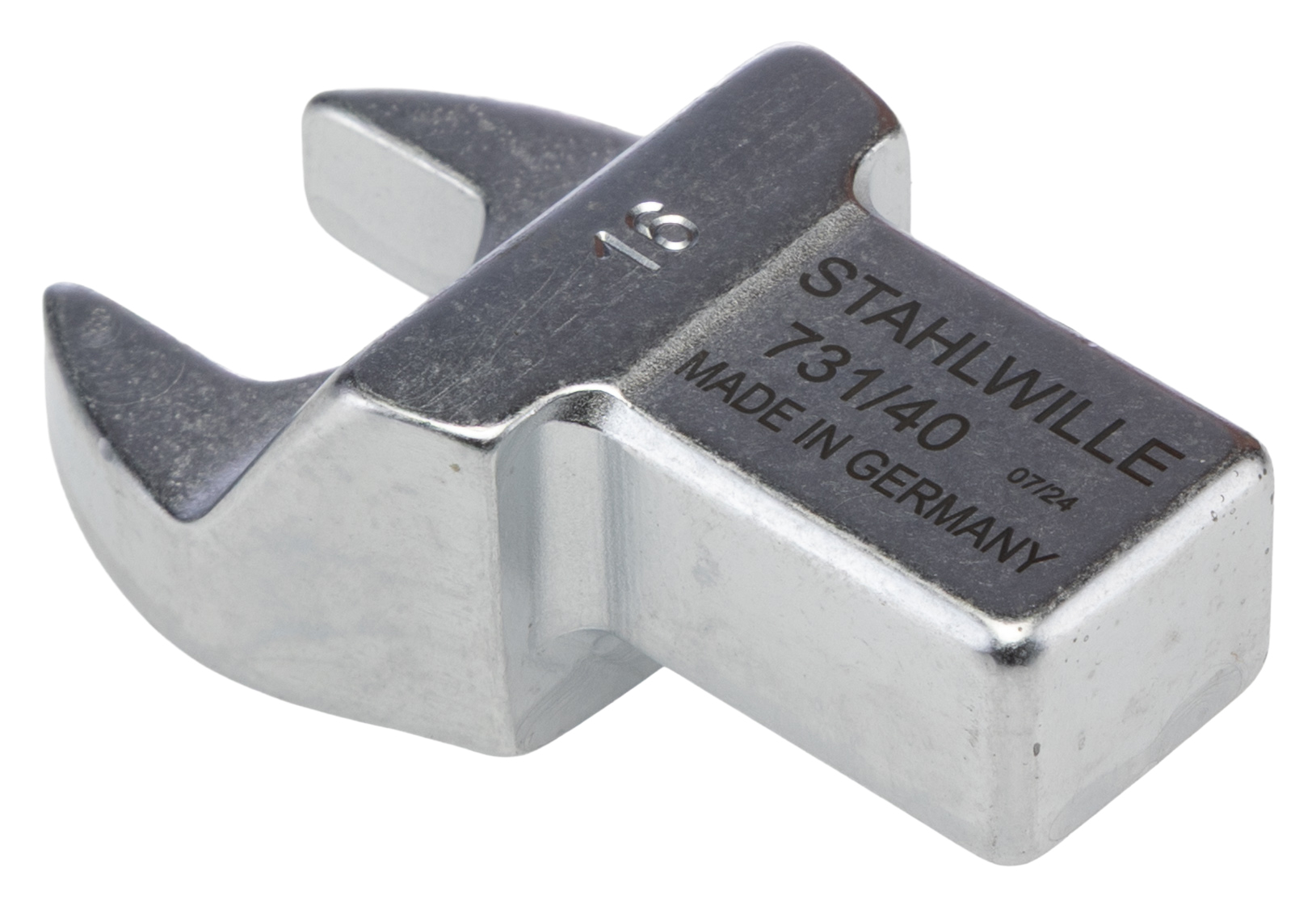 58214016 STAHLWILLE Open Ended Insert Insertion Wrench, 14 x 18 mm Insert, 16 mm, Chrome Finish