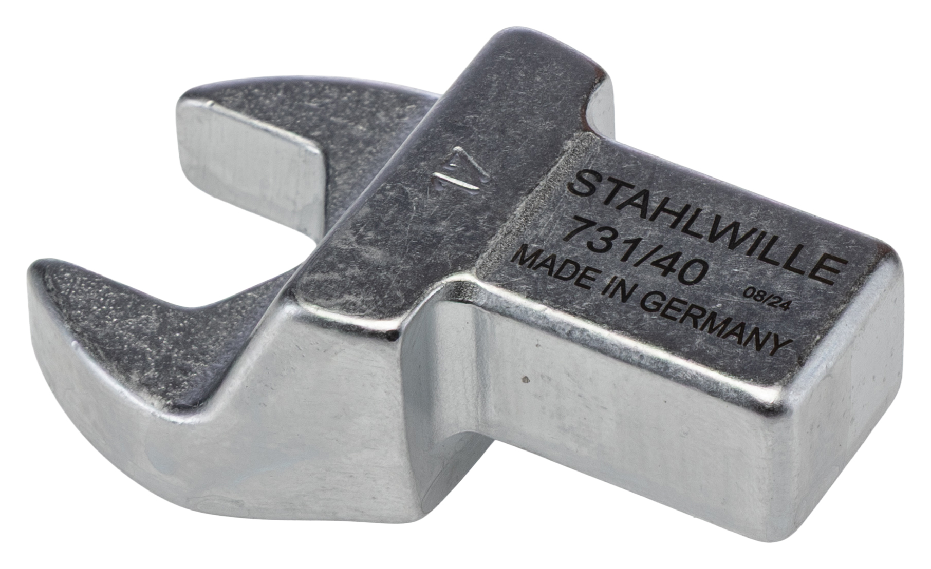 58214017 STAHLWILLE Open Ended Insert Spanner Head, 14 x 18 mm Insert, 17 mm, Chrome Finish