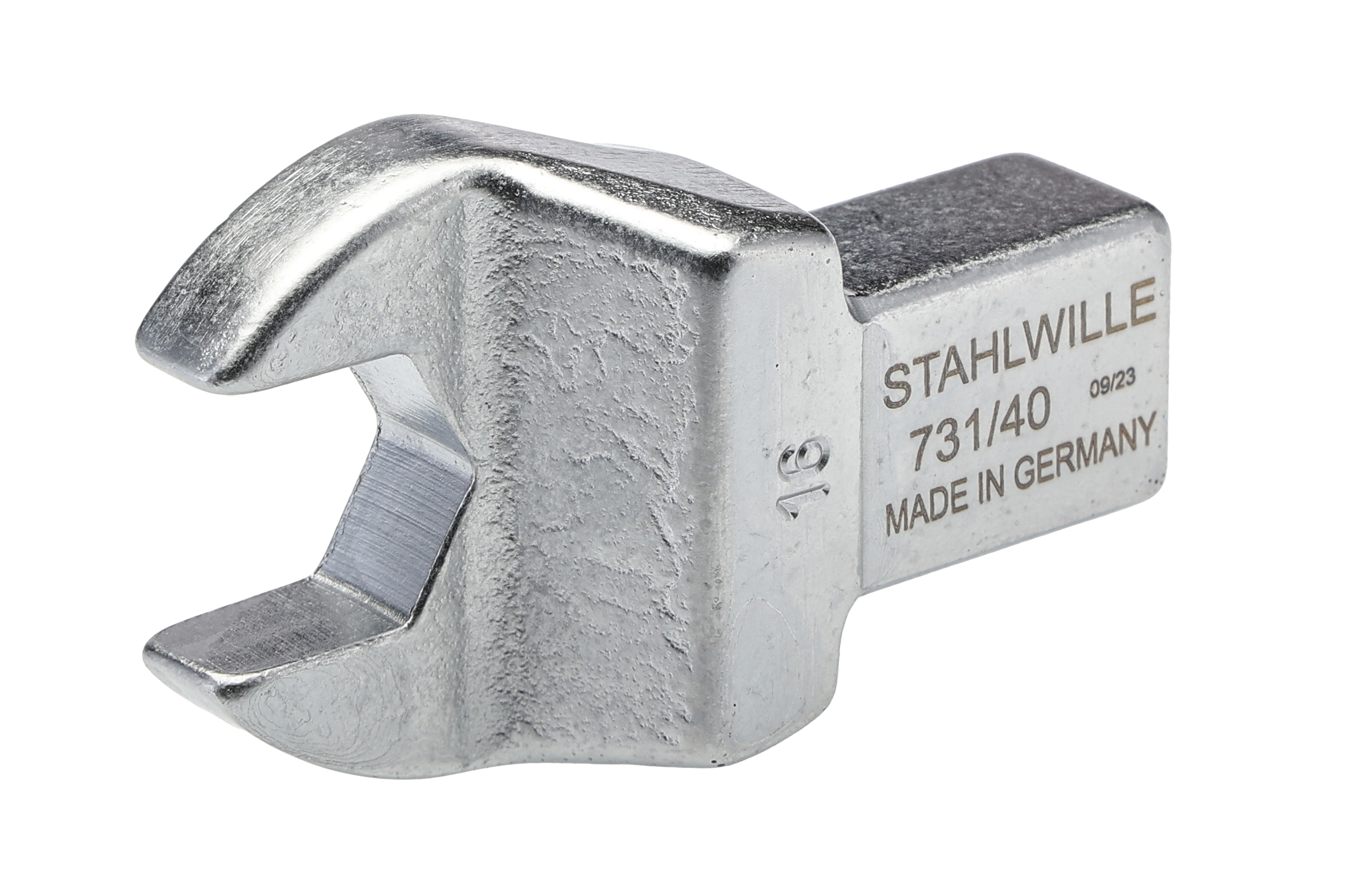 58214018 STAHLWILLE Open Ended Insert Insertion Wrench, 14 x 18 mm Insert, 18 mm, Chrome Finish