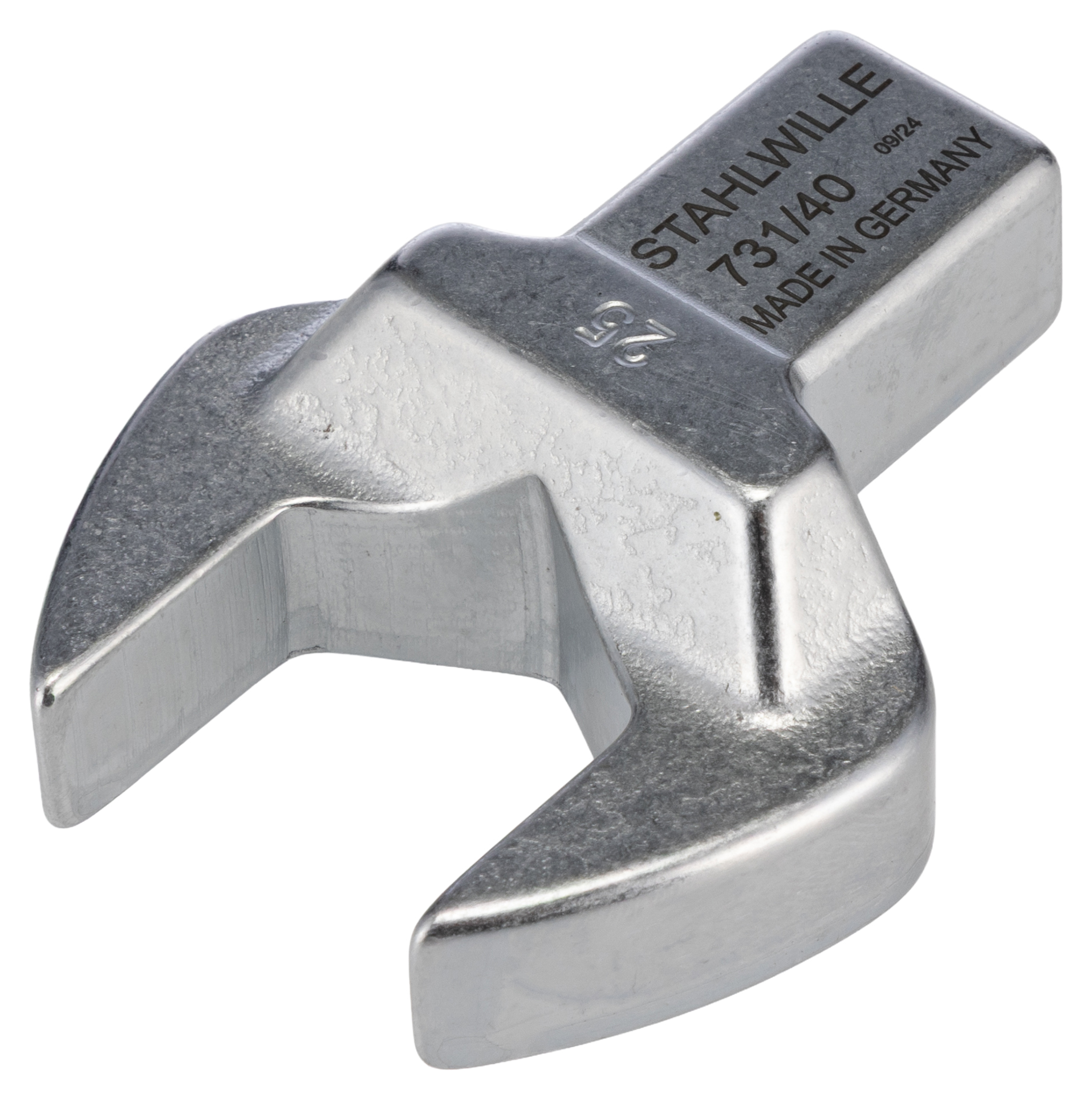 STAHLWILLE Open Ended Insert Insertion Wrench, 14 x 18 mm Insert, 53 mm, Chrome Finish
