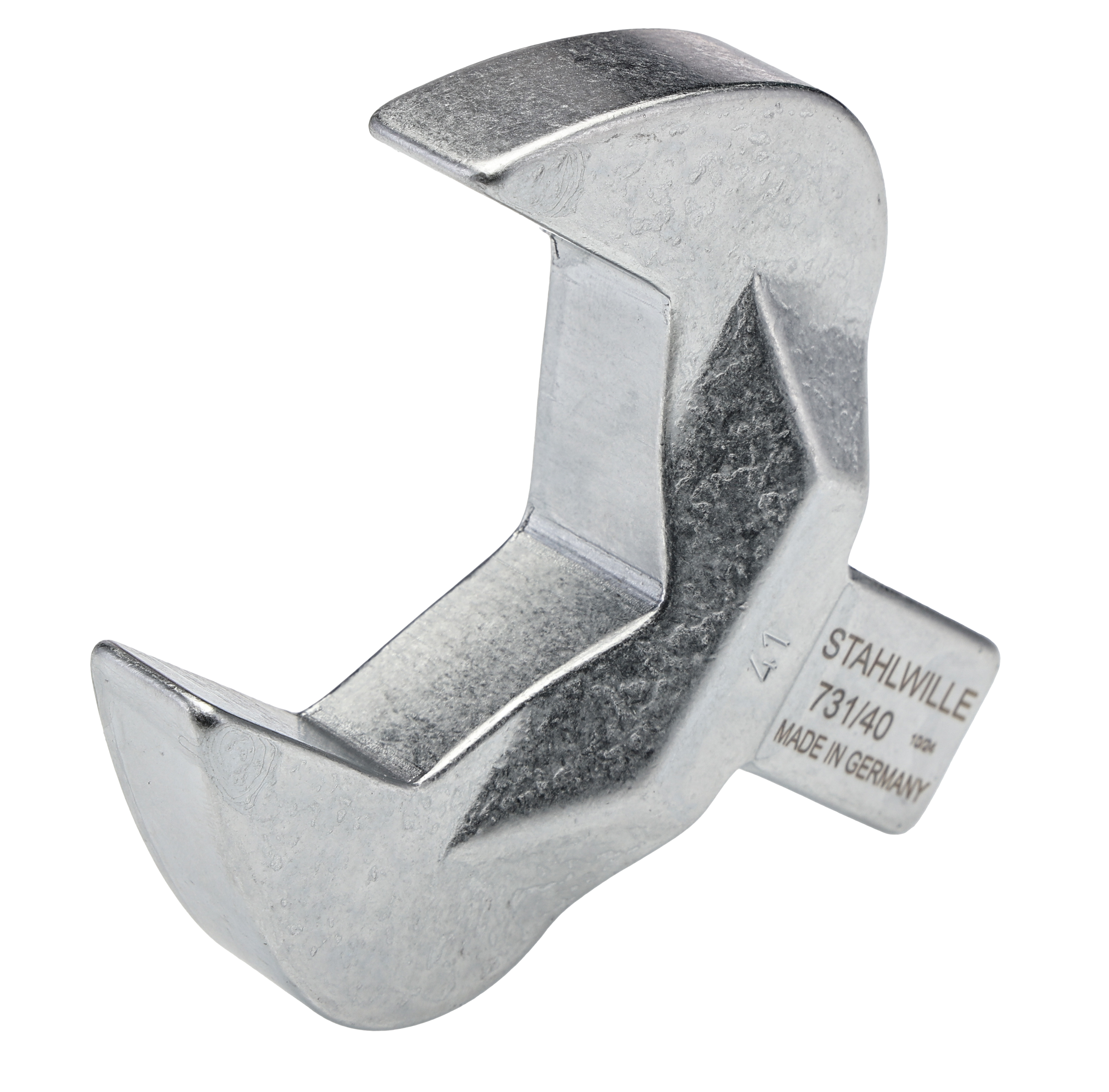 58214041 STAHLWILLE Open Ended Insert Spanner Head, 14 x 18 mm Insert, 41 mm, Chrome Finish