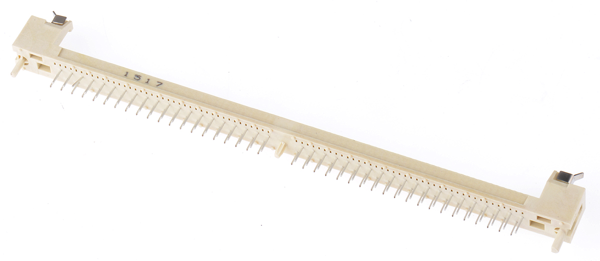 TE Connectivity 2.54 mm Pitch 80 Way, Straight Through Hole Mount Memory Socket